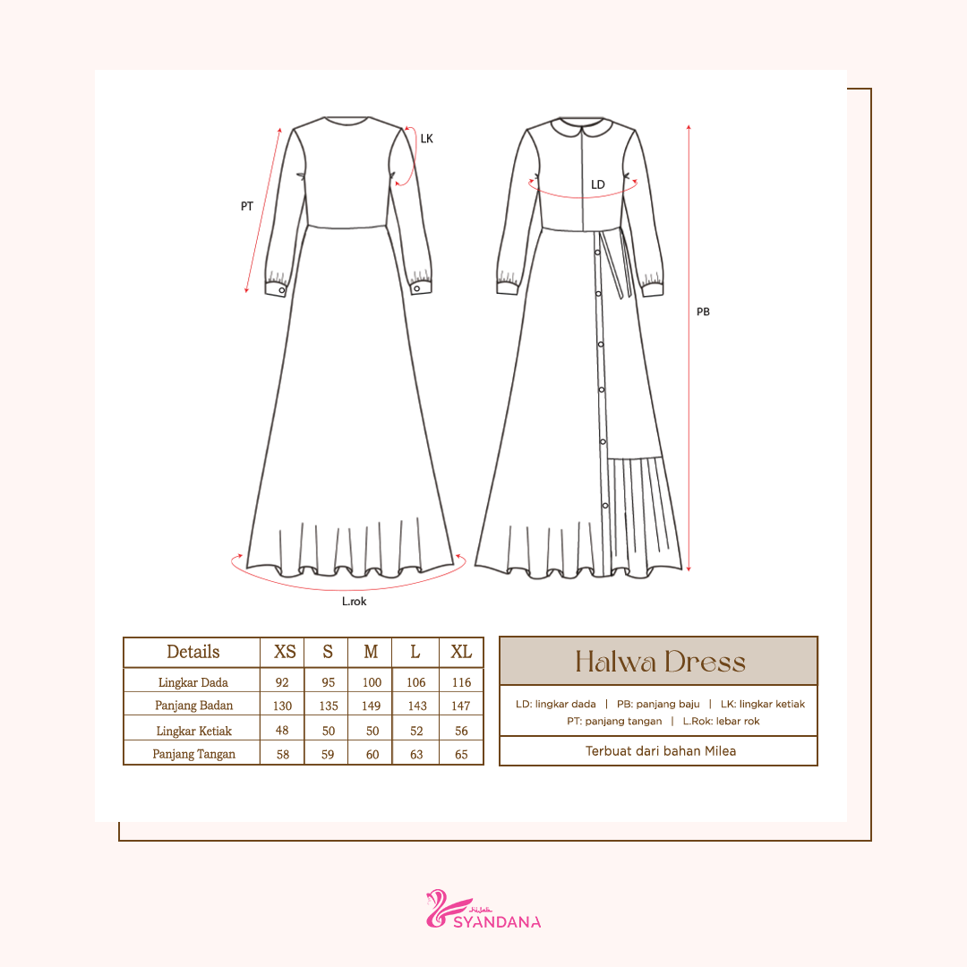 Halwa Dress Only (Dress Saja) - Gambar 2