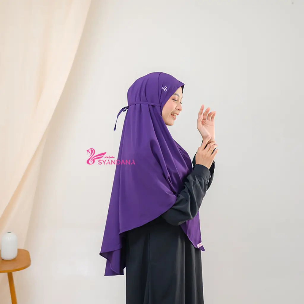 Jilbab Lisya Nonpet Tali - Gambar 2