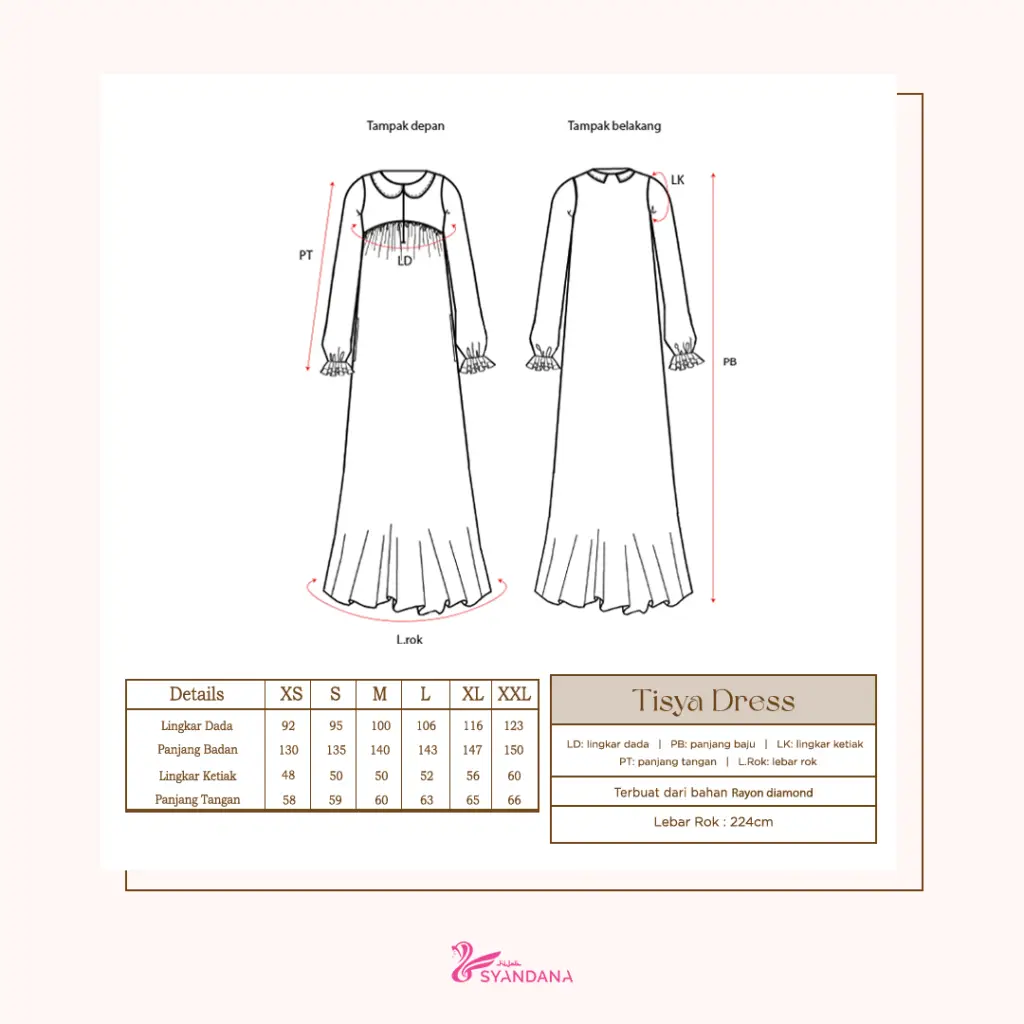 Tisya Babydoll Dress Only (Dress Saja) - Gambar 5