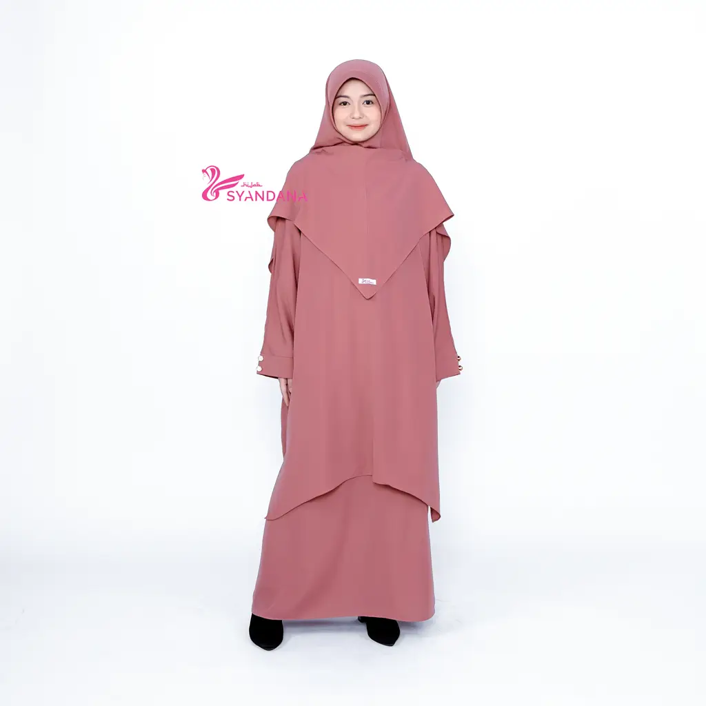 Nuha One Set Rok Tunik Melayu Syar'i Setelan Tunik & Rok