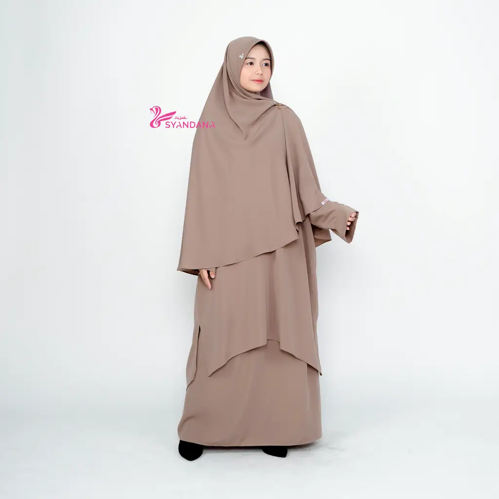 Nuha One Set Rok Tunik Melayu Syar'i Setelan Tunik & Rok - Gambar 2