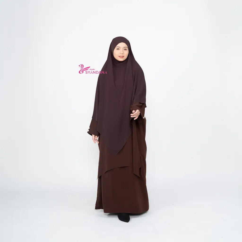 Nuha One Set Rok Tunik Melayu Syar'i Setelan Tunik & Rok - Gambar 8