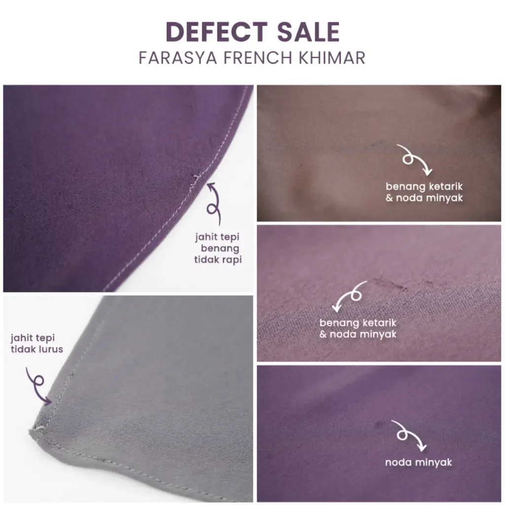 Defect Farasya French Khimar - Gambar 2