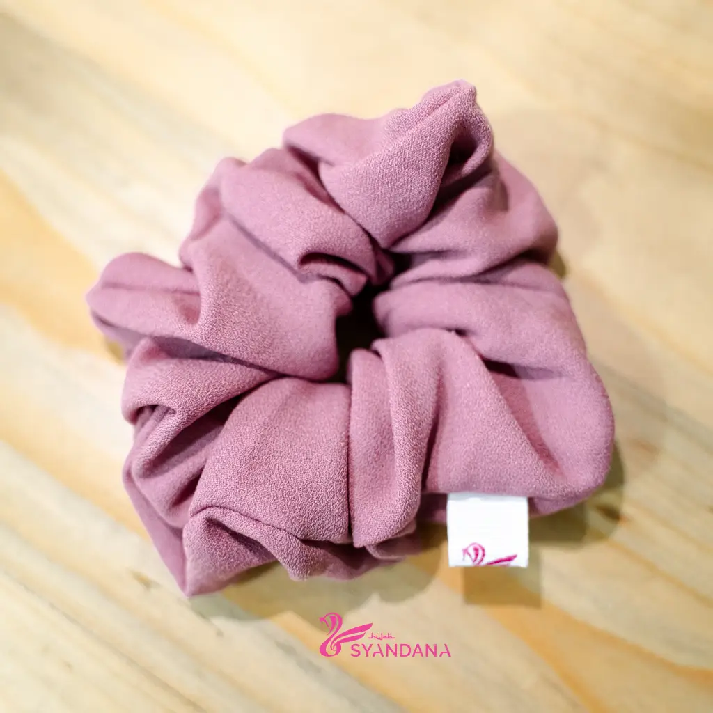 Scrunchie Aksesoris Ikat Rambut Hijab Premium - Gambar 9