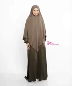 Alternative view of Zaluna Dress Set Zilwa Khiban Khimar Bandana Mazen Anti UV by Sultan