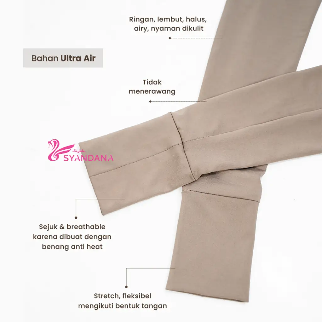 Zyra Handsock Manset tangan Muslimah - Gambar 4