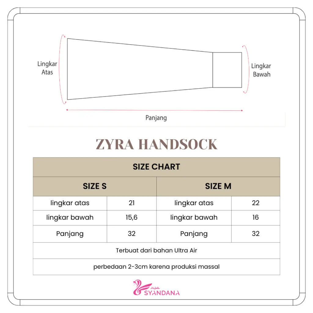 Zyra Handsock Manset tangan Muslimah - Gambar 8